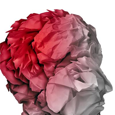 What symptom does encephalitis have