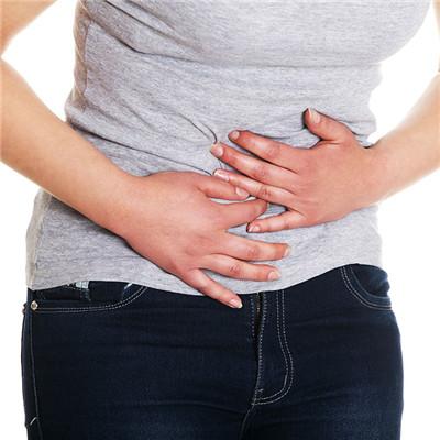 What's the reason for stomach distention after eating
