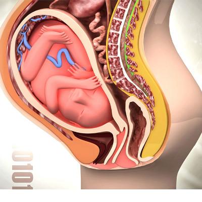 How does pregnant woman abdominal colic return a responsibility?